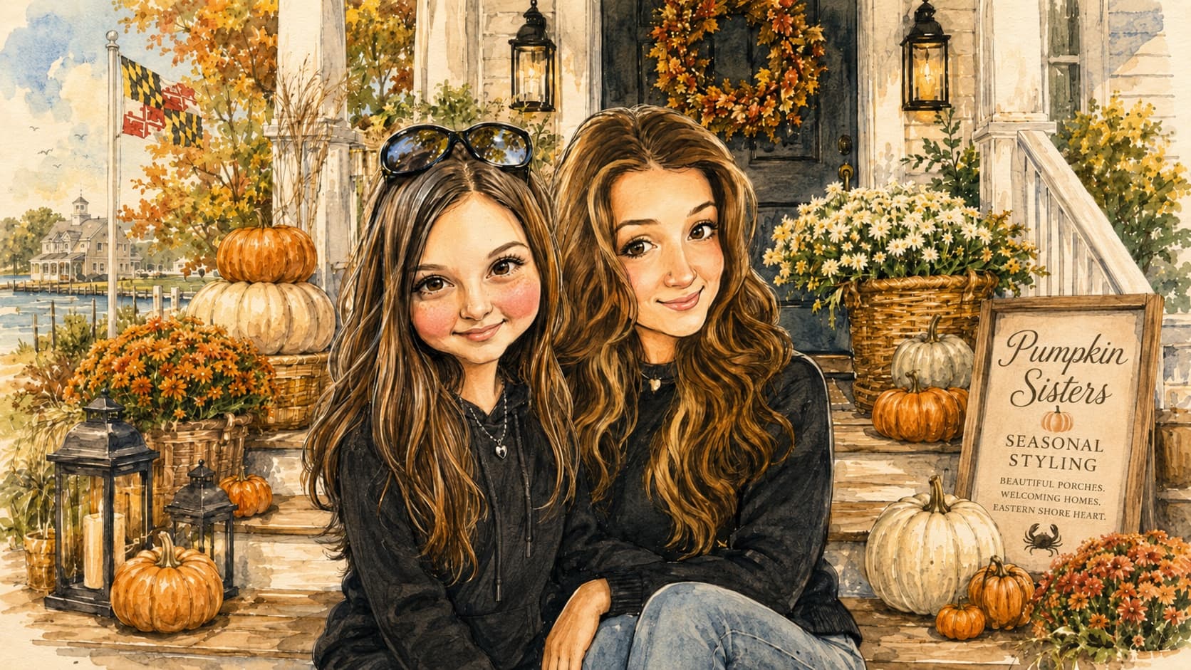 The Pumpkin Sisters — inspiration portrait