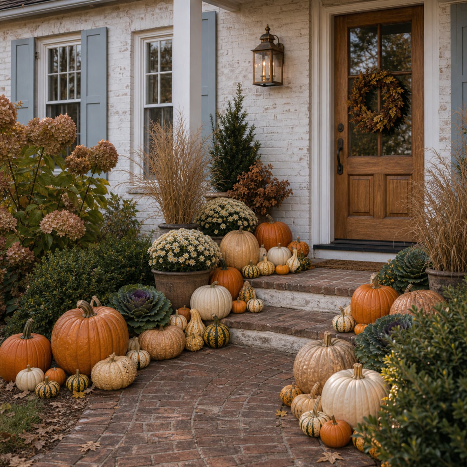 Black Door Contrast · Signature Inspiration — fall porch inspiration