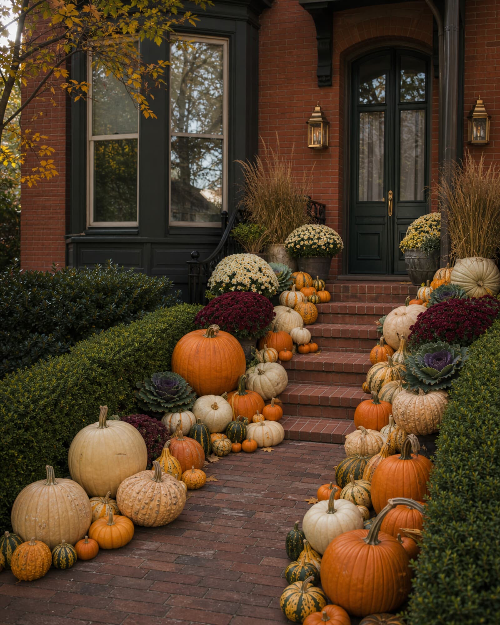 Fall porch inspiration look used for press