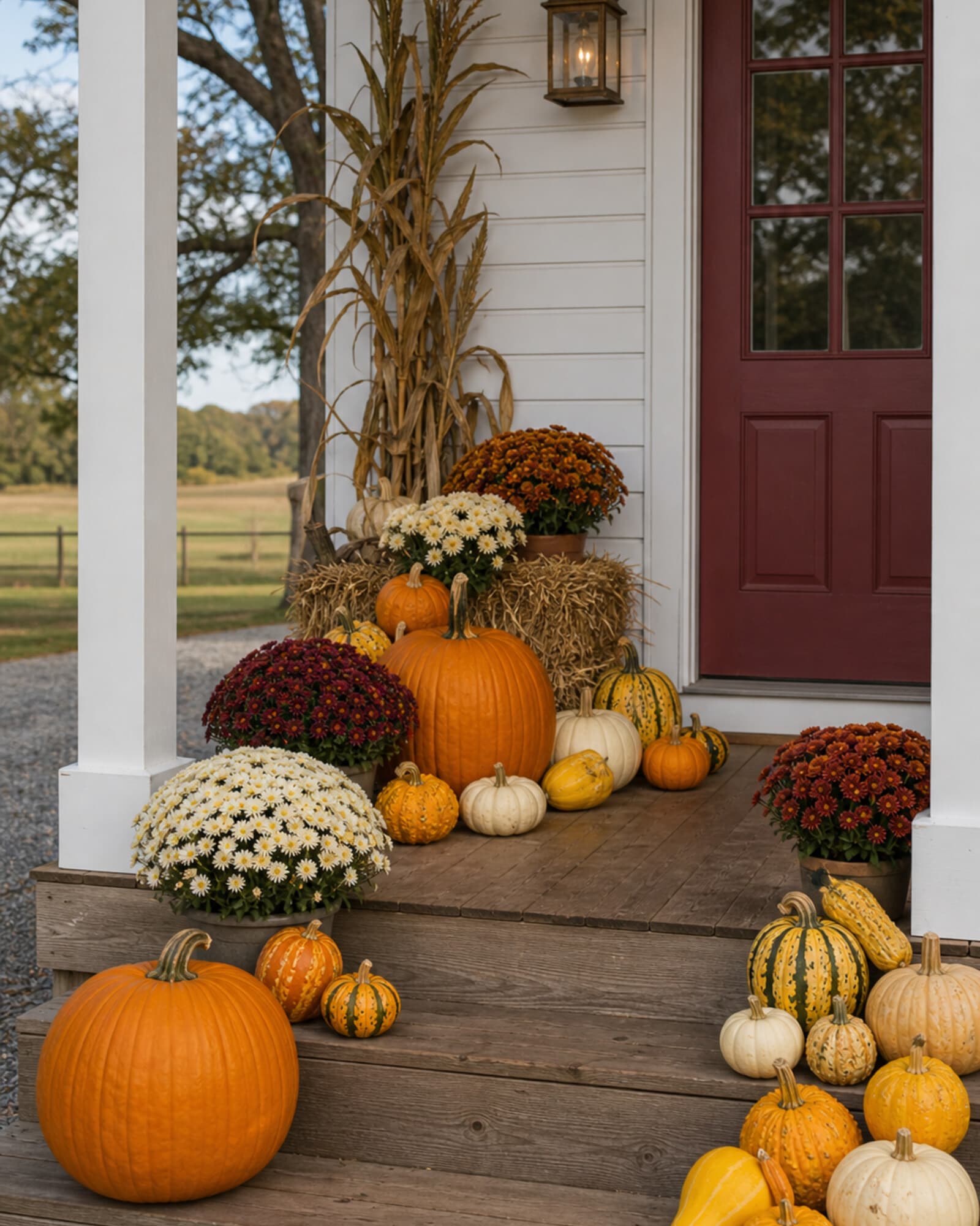 Classic Brick Entry · Signature Inspiration — fall porch inspiration