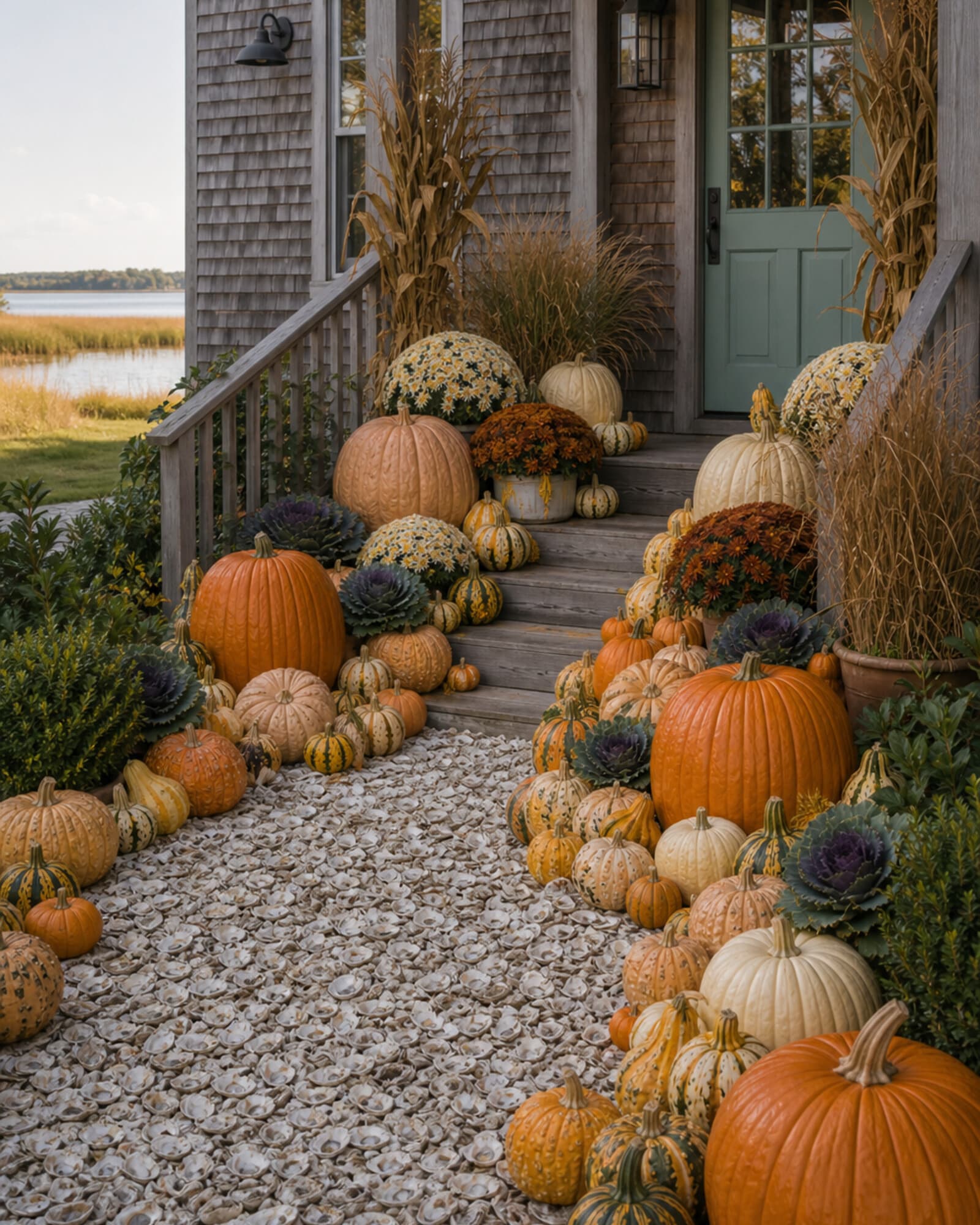 Neutral Cream Palette · Starter Inspiration — fall porch inspiration